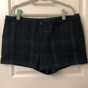 GAP Winter Plaid Shorts - OBO